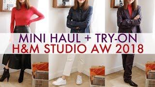 MINI HAUL + TRY-ON | H&M Studio A/W 2018