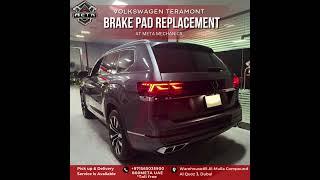 Volkswagen Teramont Brake Pad Replacement #metamechanics #automotiveexpertise