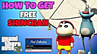 How To Install Addonpeds Editor in Gta 5 Story Mode 2023 PC ! How To Get Free Shinchan Ped
