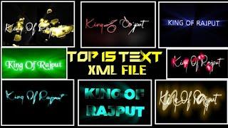 Alight Motion Text Animation Presets And XML Pack️ | Top 20 Text Animation Effects Pack ️#trending