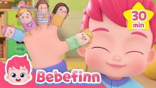 Finger Family +Compilation | Bebefinn Top Songs of The Year | Nursery Rhymes for Kids