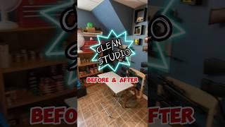 Studio cleanup Before & After {Hoarder season 14 be like.} // Airgun & pellet collection