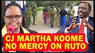 CJ MARTHA KOOME SHOCKING SPEECH THAT HAS WORRIED PRESIDENT WHILE SHE WAS MOURNING JUDGE MAJANJA