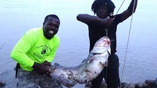 Khalil Saved the Day!! Monster Catfish!!
