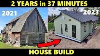 2 YEARS Timelapse - House is Built in 37 MINUTES