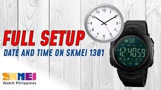 How to set the date and time on SKMEI 1301 | SKMEI Watch Philippines