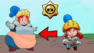 КАК БУДУТ ВЫГЛЯДЕТЬ БРАВЛЕРЫ ЕСЛИ ПОТОЛСТЕЮТ BRAWL STARS