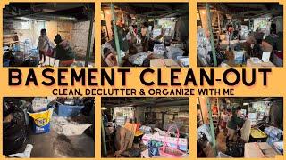 BASEMENT TRANSFORMATION CLEAN-OUT PART 2 / DECLUTTER, SORT, ORGANIZE AND PURGE THE ITEMS / SHYVONNE
