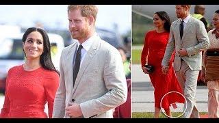 Meghan Markle suffer wardrobe malfunction in Tonga