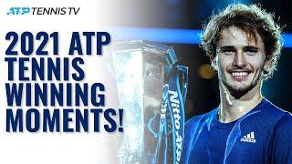 Every Championship Point & Trophy Lift From 2021 ATP Tennis Season! 