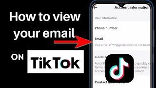 How to View your Email on TikTok