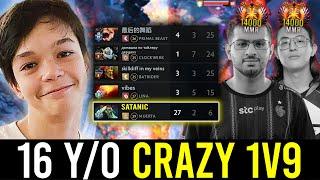 16 Y/O SATANIC "YATORO MODE" against ATF & WATSON in ranked.. - CRAZY 1v9!