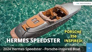 Porsche 356 Inspired Hermes Speedster Retro Boat - Seven Seas Yachts