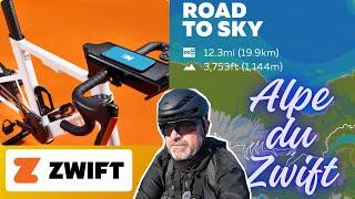 Taking on the Alpe du Zwift - can I get a PR?