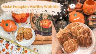 MAKE PUMPKIN WAFFLES WITH ME | Disney Fall Shopping & Haul | GEMMA SUMMER