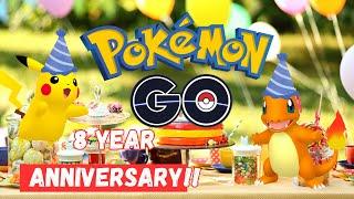 GET READY TO CELEBRATE THE 8TH ANNIVERSARY OF POKEMON GO!!!!!