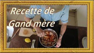 Recette de grand mère: Les champignons à la Greque