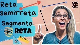 RETA, SEMIRRETA E SEGMENTO DE RETA \Prof. Gis/