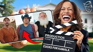 Beta Males Try to Convince America 'Real Men' Are Voting Kamala CRINGE New Ad | Total BACKFIRE