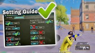Best Important Settings Guide in Update 2.5  | PUBG MOBILE
