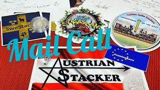 Mail Call - Swestacker Sweden , Golden Spike Stackers  & SprayCan Coins 