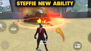 FREE FIRE STEFFIE CHARACTER NEW ABILITY TEST | OB33 UPDATE STEFFIE ABILITY CHANGE - GARENA FREE FIRE