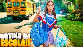 MINHA ROTINA DA MANHÃ PARA IR PARA A ESCOLA - CANAL DA BELINHA