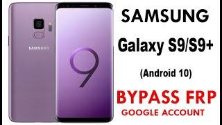 Galaxy S9 FRP/Google Lock bypass (Android 10) without PC No Talkback New method.