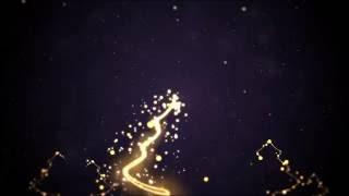 Particle Magic Gold Logo Reveal Intro cristmas tree V6