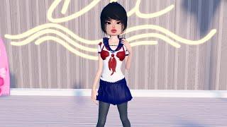 Theme: Yandere simulator, Ayano Aishi cosplay - DTI - DRESS TO IMPRESS - ROBLOX