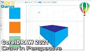 How You Can Use the New Perspective Drawing Tool in CorelDRAW 2021 - New Features Review