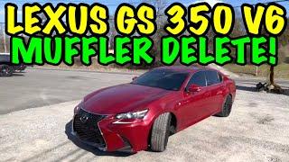 2018 Lexus GS 350 3.5L V6 Dual Exhaust w/ MUFFLER DELETE!