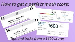 How to get a perfect score on the SAT math section: tips from a 1600 scorer