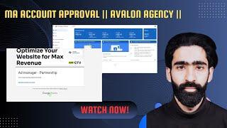 Get Your FREE MA Account Approved for Google AdX FAST || Avalon Approval Guide 2024