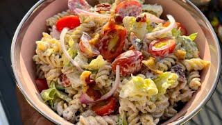 BLT Pasta Salad | Summer Salad Recipes | Homemade Ranch Dressing