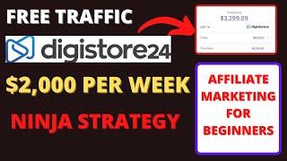 Earn $2,000 A Week With This Ninja Strategy on Digistore24 - Affiliate Marketing Tutorial 2022 