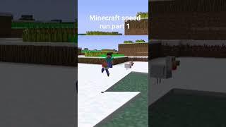 Minecraft speedrun part 1