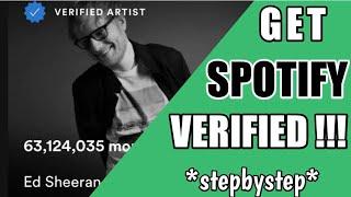 HOW TO VERIFY SPOTIFY ARTIST PAGE STEP BY STEP | SPOTIFY VERIFICATION - @TUNEHYPE