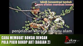 CARA MEMBUAT BONSAI DENGAN POLA PIKIR BOKOP ART (bagian 2)