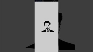 Tony Stark using Python-3 #shorts #logo #logodesign #python #tonystark #tutorial #ironman #marvel