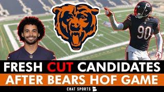 FRESH Chicago Bears Cut Candidates After NFL HOF Game: Dante Pettis & Dominique Robinson In Trouble?