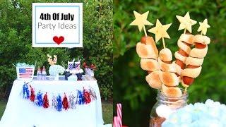 4th Of July Party Ideas, Food Recipe, DIY Decor, & More! - MissLizHeart
