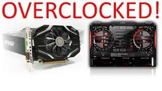 Overclocking The Smashkin's GPU | MSI GTX 1050 Ti Overclock! | My Tech Vlog