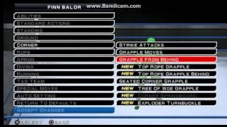 WWE SVR 11 Finn Balor Moveset Formula