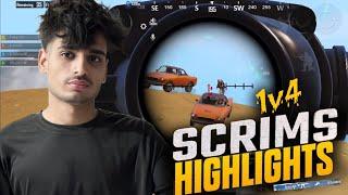 1v4 SCRIMS HIGHLIGHT SACHIN GAMING #bgmi #bgmiscrims #pubgmobile