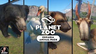 Planet Zoo Eurasia Animal Pack - First Look At All The New Animals!