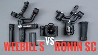Weebill S vs Ronin SC comparison. Which gimbal is best?