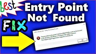 Entry Point Not Found Dynamic Link Library FIXED Windows 10 \ 8 \ 7