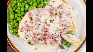 Easy Homemade Creamed Chipped Beef On Toast (Vintage SOS Military Recipe) Using Dried Beef