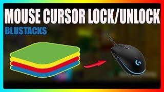 HOW TO HIDE OR LOCK & UNLOCK MOUSE CURSOR IN BGMI BLUSTACKS5 | BLUSTACKS MOUSE CURSOR PROBLEM